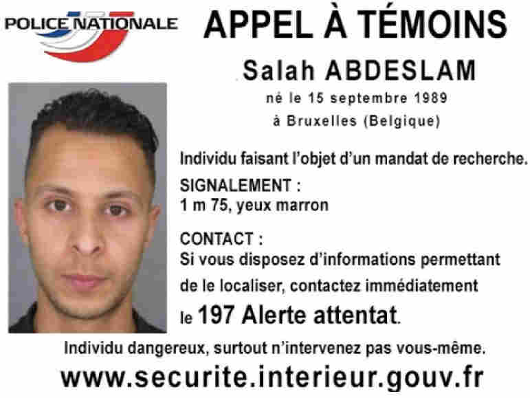 Appel à témoins Salah Abdeslam (Attentats Paris 13 novembre 2015)